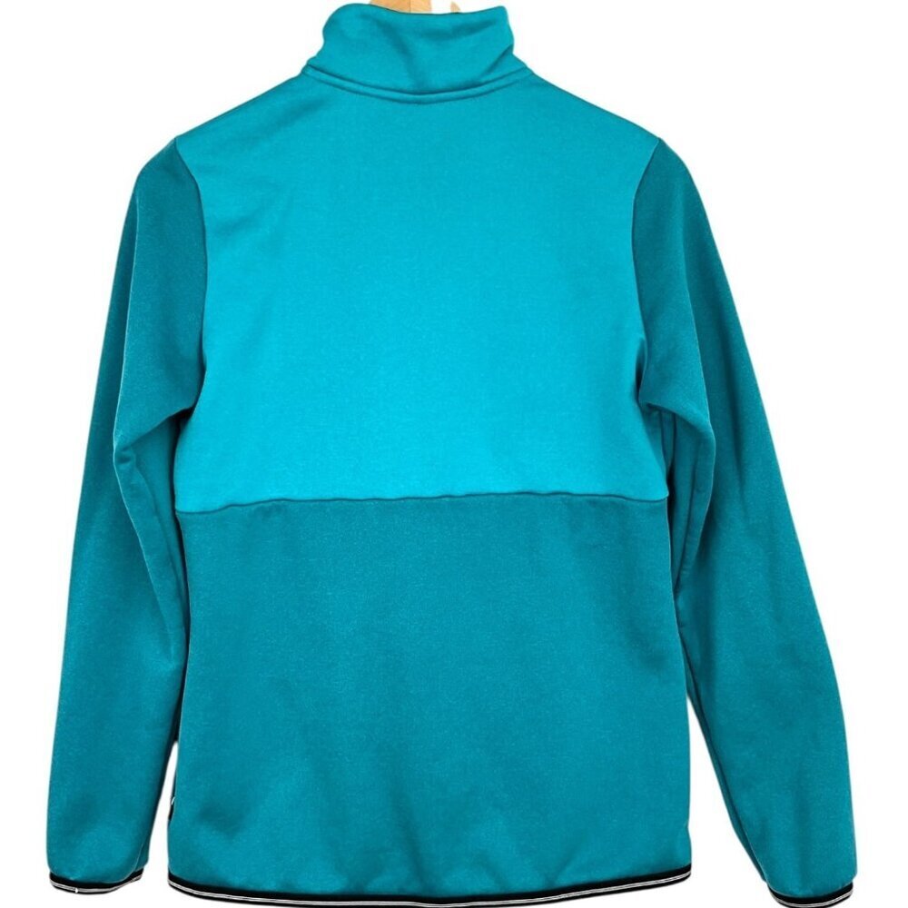 Picture Organic 1/2 Zip Tahita Grid Fleece Pullover Blue Size S Long Sleeve - Picture 4 of 7